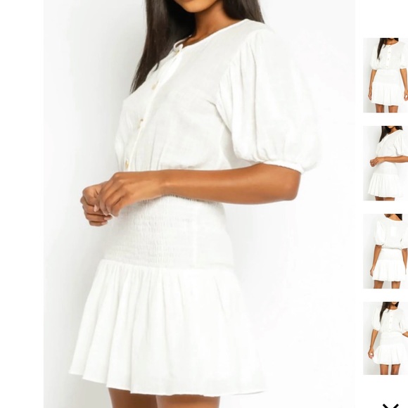 White Sabo Skirt Mini Dress - XS - Picture 8 of 12